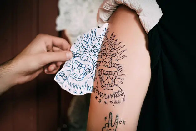 Temporary Tattoo Paper Print Tattoos From Home - Etsy Denmark