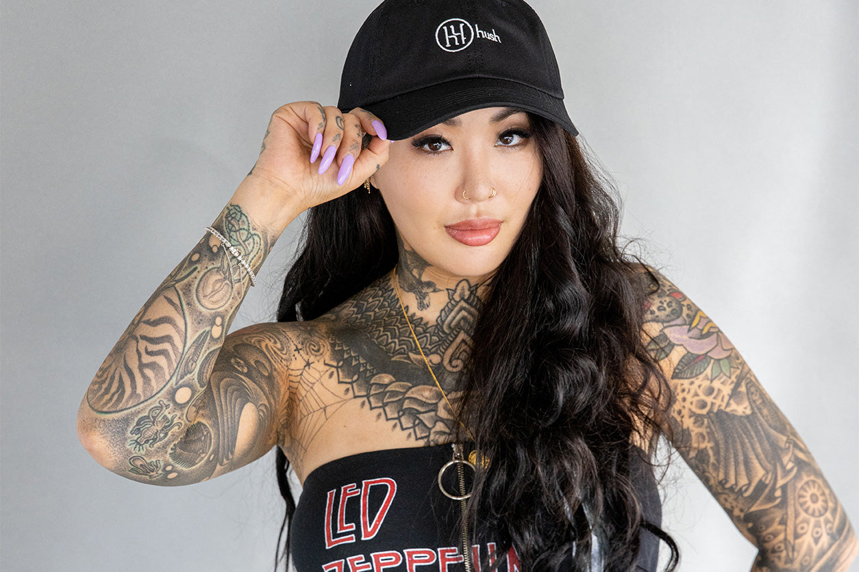 Black and Grey Patchwork Tattoos Unveiled